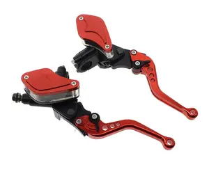 2024 red color racing cnc fit 300cc below motor master brake lever hydraulic clutch and brake lever