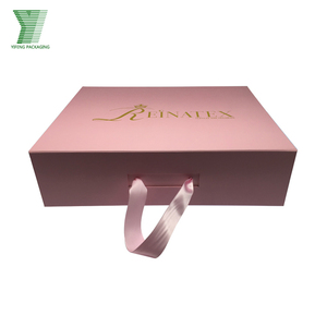 Guangzhou Supplier Unique Design Shoes &amp; Clothing Packing <strong>Box</strong> <strong>Book</strong> Shaped Rigid Handbag Paper <strong>Box</strong> with Ribbon Handle - Product Image 2