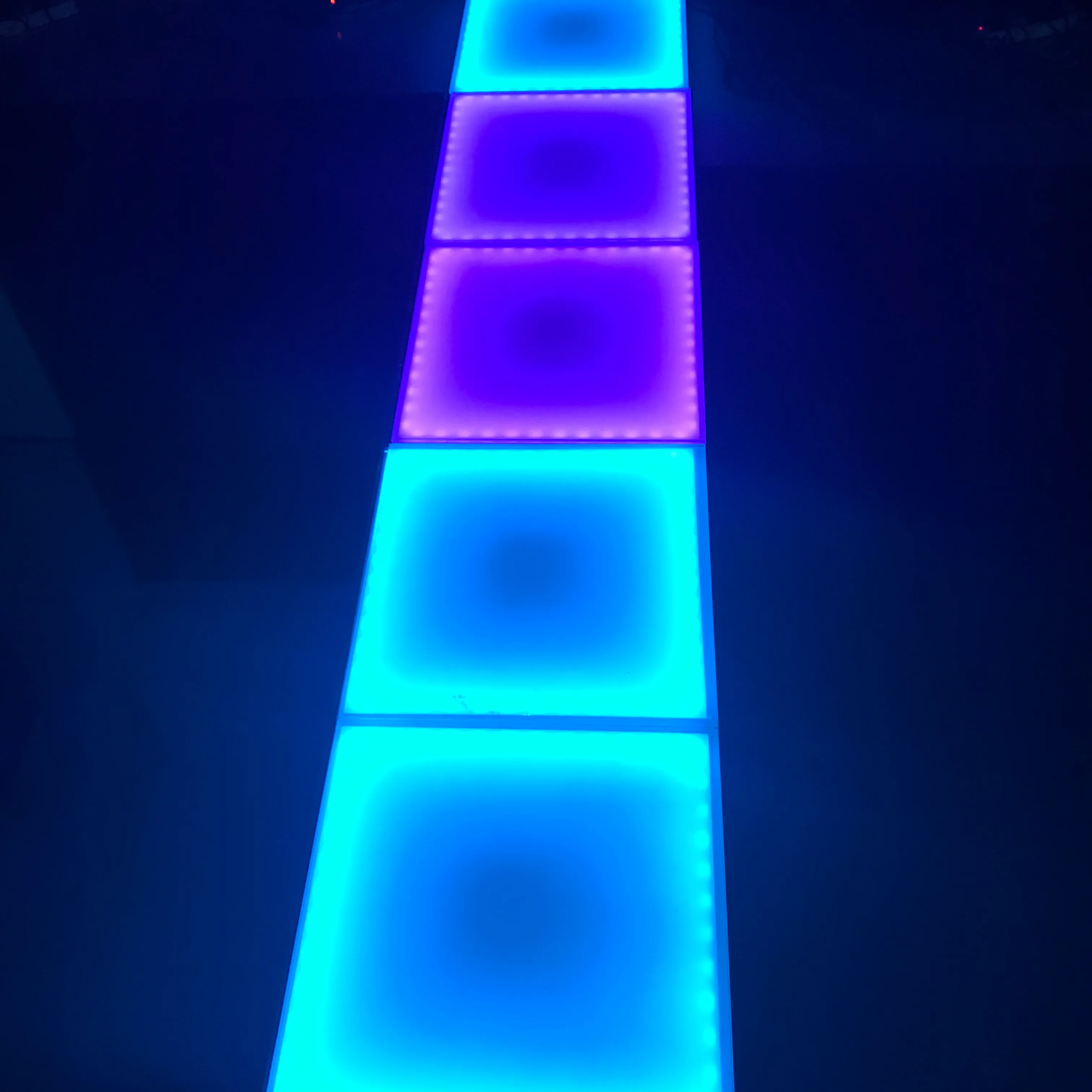 Carreaux de danse en brique LED, sol de danse interactif, Portable, pour boîte de nuit, nouveau