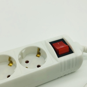 3 bis 6-fach Steckdosenleiste Israel Mehrfachstecker Elektrische Verlängerung mit Schalter - Product Image 3