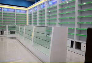 Nhà Thuốc Hiện Đại Cửa Hàng Y Tế Trang Trí Nội Thất Thiết Kế Trang Trí Tùy Chỉnh Cash <span class=keywords><strong>Counter</strong></span> Hiển Thị Kệ Nội Thất - Product Image 5