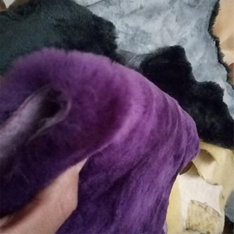 Genuine luxury mongolian lamb fur sheepskin fur