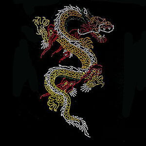 Fer de conception de <span class=keywords><strong>dragon</strong></span> personnalisé en gros sur le transfert de strass pour les vêtements - Product Image 5