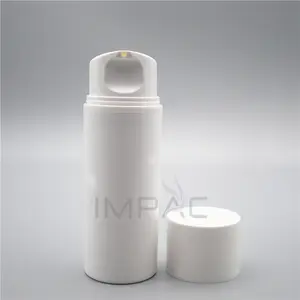 无气大剂量白色塑料身体乳液瓶带泵