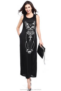 Hermosas mujeres del vendaje embellecido vestido de las mujeres vestido largo de fiesta de SD46 - Product Image 2