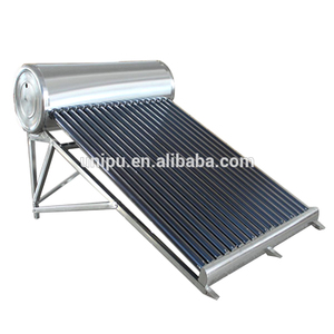 Proveedor OEM, Calentador de Agua Solar de Tubo de Vacío Residencial Compacto de Acero Inoxidable de 100L 200L, Montado en la Pared, 200 Litros, Sin Presión - Product Image 3