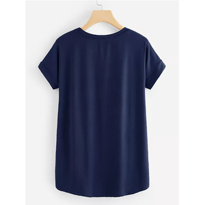 Personalizado de manga corta Camiseta de algodón blanco <span class=keywords><strong>Mujer</strong></span> - Product Image 6