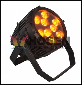 RGBWA UV batería recargable accionado DMX inalámbrico llevó plana par / potencia de la batería LED par luz - Product Image 1