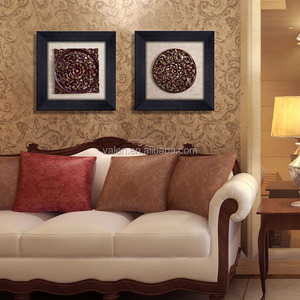Commercio all'ingrosso grande camera da letto rilievo decorazione della parete dipinti <span class=keywords><strong>cornici</strong></span> scatola ombra nera - Product Image 1