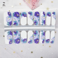 Autocollants pour ongles Huizi, autocollants 3D pour ongles, autocollants pour ongles de couleur cristal
