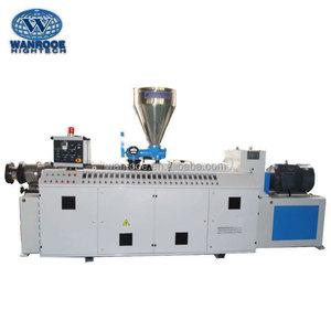 Chứng Nhận <span class=keywords><strong>ISO</strong></span> Hình Nón Đôi Vít Barrel Ống Đùn PVC Ống Đùn Máy - Product Image 2