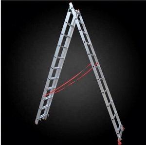 Two Section Step <strong>Ladders</strong> Adjustable <strong>a</strong> <strong>Frame</strong> Aluminium Extension <strong>Ladder</strong> Multipurpose <strong>Ladder</strong> - Product Image 6