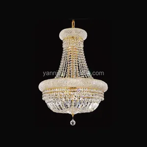 Lámpara de Araña Colgante de Cristal LED de Estilo Imperio Francés para Sala de Estar, Iluminación Interior - Product Image 1