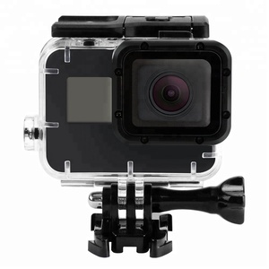 Boîtier étanche de haute qualité en ABS SHOOT 45m avec capuchon d'objectif pour <span class=keywords><strong>Hero</strong></span> <span class=keywords><strong>7</strong></span> 6 5 <span class=keywords><strong>Black</strong></span> - Product Image 6