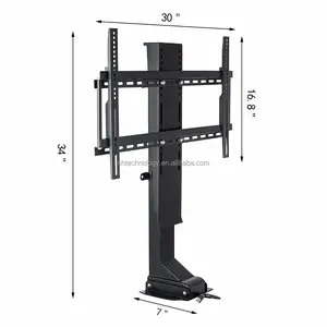 SHC330-D1000 Electric height adjustable TV Stand remote control tv lift system mechanism for 32 inch to 70 inch TV mount