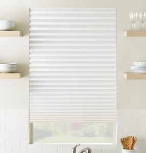 Stores en papier plissé auto-adhésifs temporaires, sans outils, facile à soulever, garniture-à la maison, lumière plissée, filtrant, ombre en tissu - Product Image 1