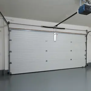 Porta sezionale automatica del garage di Portail de aluminum 2020 porta automatica del garage dell'otturatore di rotolamento del rullo con la piccola porta