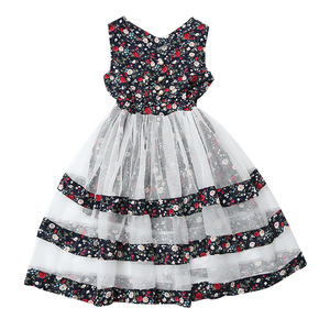 Abiti da Sera per Bambine con Rete Floreale, Eleganti e Graziosi - Product Image 2