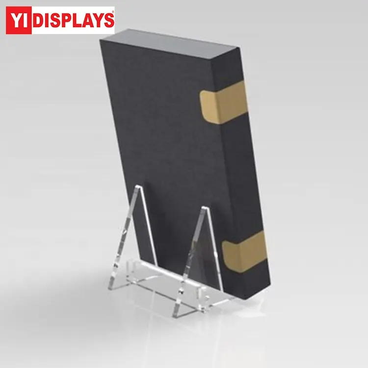 Acrylic tabletop retail photo album comic book records CD store display rack stand holder shelf