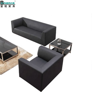 2027 <span class=keywords><strong>Bonanza</strong></span> Hecho en China Sofá de cuero de ocio moderno clásico barato Muebles de oficina Sofá de oficina - Product Image 5