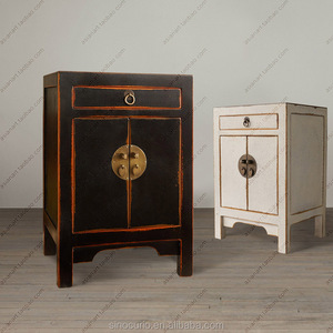 Mobili cinesi in legno antico comodino antico TB2 - Product Image 1