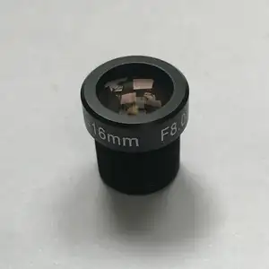 16mm 2/3 "F5.6 F8.0 F2.2 조리개 없음 5.6 8.0 8 10mp 4k 산업용 비전 m12 cctv 보드 s 마운트 렌즈 단거리 비전