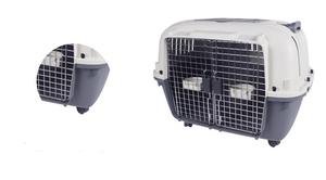 รถเข็นสายการบินแบบพกพาประตูคู่ผู้ให้บริการสัตว์เลี้ยงขนาดใหญ่กล่องเจ็ตบนล้อ - Product Image 5