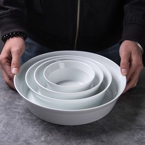 <span class=keywords><strong>Vajilla</strong></span> china redonda y esmaltada <span class=keywords><strong>de</strong></span> alta calidad, <span class=keywords><strong>platos</strong></span> <span class=keywords><strong>de</strong></span> porcelana, Cerámica Blanca, 1 pieza - Product Image 2