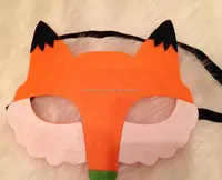 Tilki Keçe Maskeleri Cadılar Bayramı Kostüm Parti Hayvan Maskesi