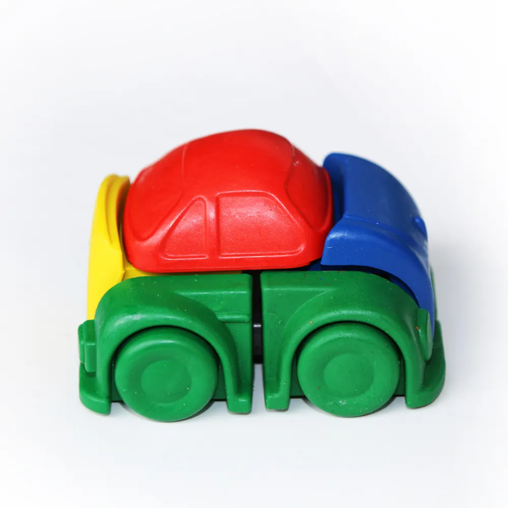 7 pieces 3D Car puzzle crayons for kids party favors
