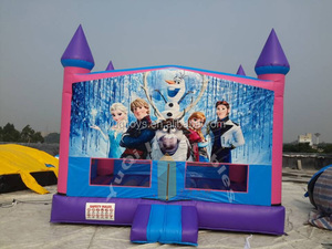 Popolare Congelato Castello Castello gonfiabile, gonfiabile Anna Principessa Del Fumetto Case <span class=keywords><strong>di</strong></span> Rimbalzo Gonfiabile Castello <span class=keywords><strong>di</strong></span> Salto Per Il Partito - Product Image 2