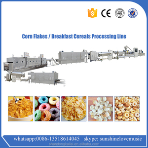 Sơn Đông Tế Nam Ăn Sáng Ngũ Cốc Dây Chuyền Sản Xuất Nướng Giòn Ngô Ngọt Flakes Thực Vật Ngô Máy Làm Thực Phẩm - Product Image 2