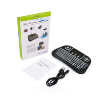 I8 Clavier air Souris 2.4GHz Sans Fil I8 Pavé Tactile Mini Clavier Back-lite avec Russe Anglais Espagnol Thaïlande pour Tv Box