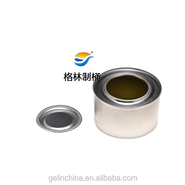 Gel fuel alcohol tin can for solid alcohol