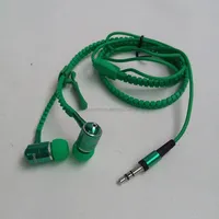 Penjualan panas logam ritsleting earphone JTHP-009