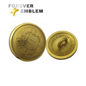 Cao cấp sáng bóng <span class=keywords><strong>Blazer</strong></span> vàng may nút cho nam giới của Blazers, phù hợp với, áo khoác thể thao, đồng phục - Product Image 3