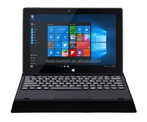 Para windows 10.1 polegada tablet pc com teclado mini computador hd display 2gb 32gb 1280*800