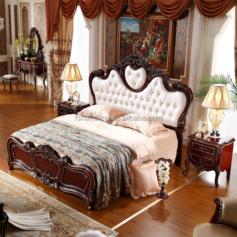 король  королева  Франции  последний  двойной  Кожаный салон  дизайн Размер  доски  кровати  мягкие  изголовья 
