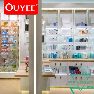 Diseño de Interiores de Farmacia con Pintura Blanca y Iluminación, Fabricante de Guangzhou - Product Image 5