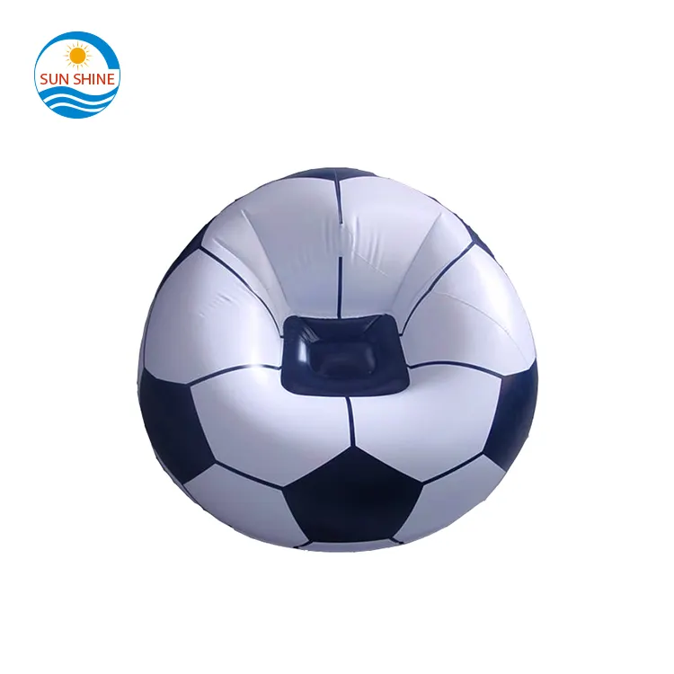 indoor and outdoor Inflatable Sofa Chair Soccer Ball Football Chair Suitable for Kids