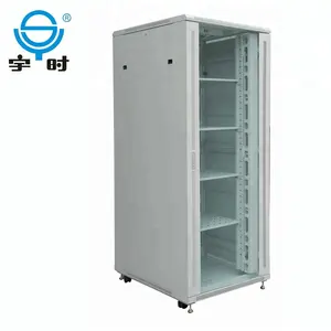 Computer 19 inch netwerk kabinet rack 800mm breedte en diepte, stofdicht 42u server kast rek met ventilator en plank