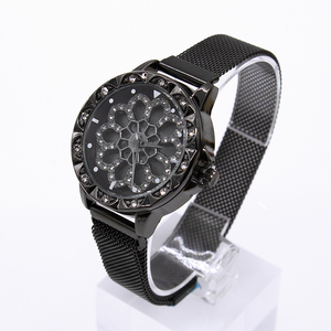 Vendita calda quadrante girevole <span class=keywords><strong>orologi</strong></span> da donna <span class=keywords><strong>di</strong></span> lusso strass Top Lady orologio <span class=keywords><strong>orologi</strong></span> <span class=keywords><strong>per</strong></span> le <span class=keywords><strong>donne</strong></span> cinturino magnetico ruota la superficie - Product Image 2