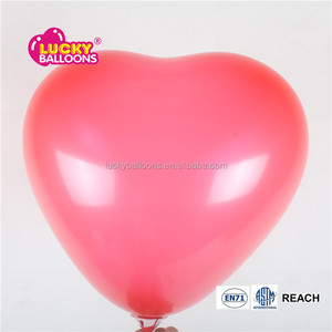 por mayor venta caliente de aire inflable globo 14 pulgadas globo de látex en forma de corazón para el banquete de boda - Product Image 3