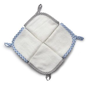 Chine Vente en gros Serviette à capuche en fibre de bambou souple Tissu éponge à séchage rapide Débarbouillette pour bébé pour salles de bain - Product Image 3