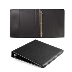 Văn Phòng Phẩm Kích Thước Tùy Chỉnh 3 Lỗ PU Leather Ring <span class=keywords><strong>Binder</strong></span> <span class=keywords><strong>A4</strong></span> Tài Liệu Tập Tin Thư Mục - Product Image 1