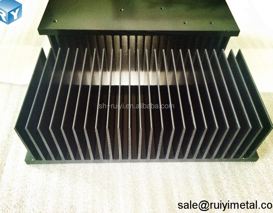 CNC обработанный алюминиевый экструдированный радиатор для светодиодов, компьютеров