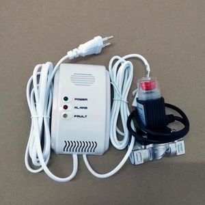بطارية تعمل المنزل إنذار التنبيه الصوتي والفلاش المحمولة <span class=keywords><strong>LPG</strong></span> كاشف تسرب الغاز