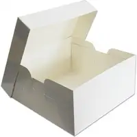 Caja de embalaje para repostería, accesorio decorativo para repostería, marfil, color blanco, para bodas, gran oferta