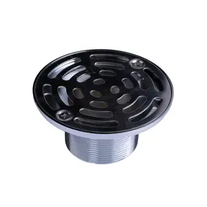 Brass Shower Drain with Stainless Steel Grate