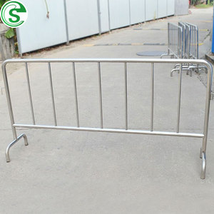 Thép không gỉ giao thông rào cản an toàn di động rào cản di động hàng rào an toàn đầy đủ hàn đánh bóng rào cản ngoài trời - Product Image 5